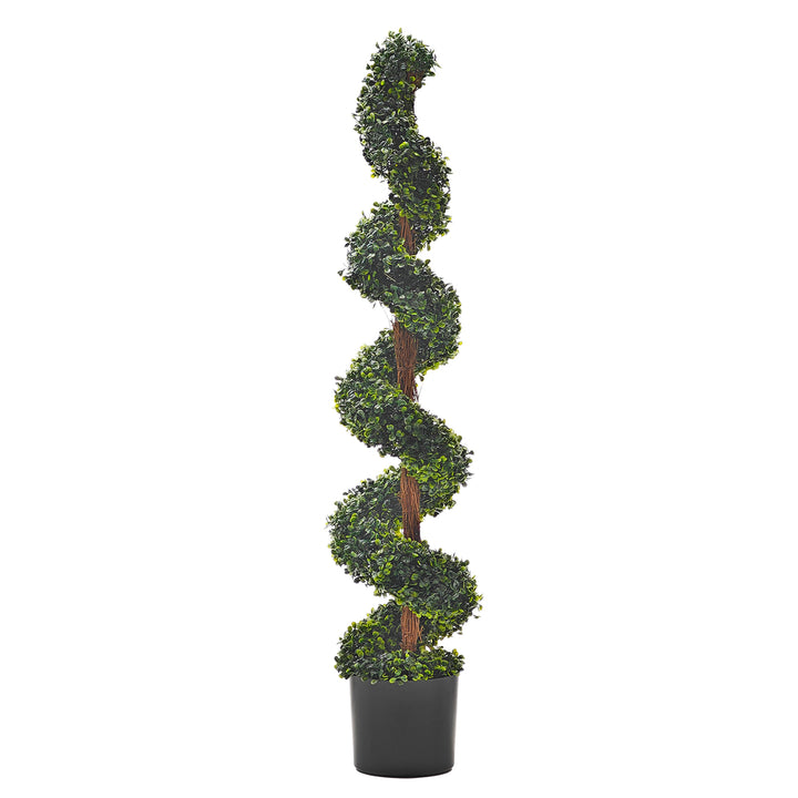 VESTIAMO CASA - Pianta artificiale Bosso a spirale in vaso h110 cm