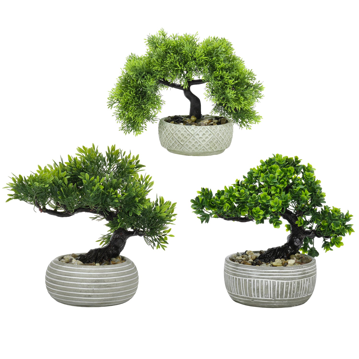 VESTIAMO CASA - Pianta artificiale Bonsai in vaso - h23 cm diametro 15 cm