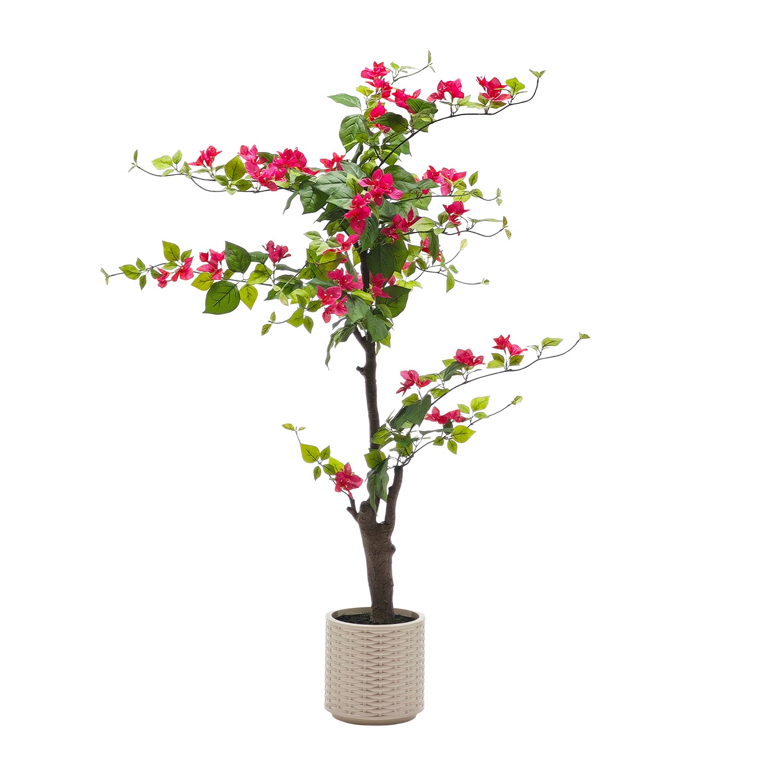 VESTIAMO CASA - Pianta Artificiale Bougainvillea in vaso - h150 cm diametro 22 cm