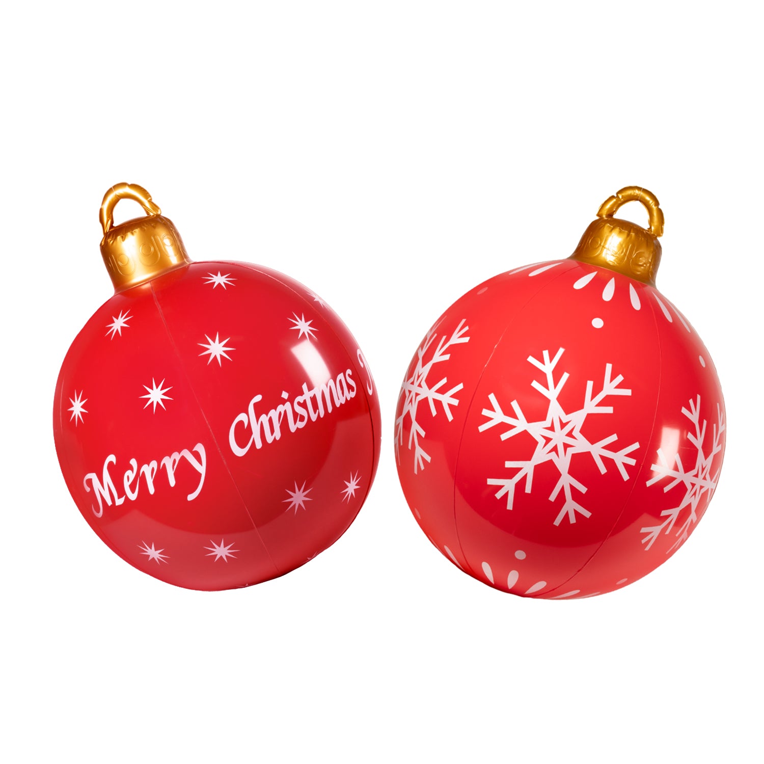 VESTIAMO CASA GRAN NATALE - Palla Natalizia Gonfiabile con Pompa Inclusa diametro 60 cm