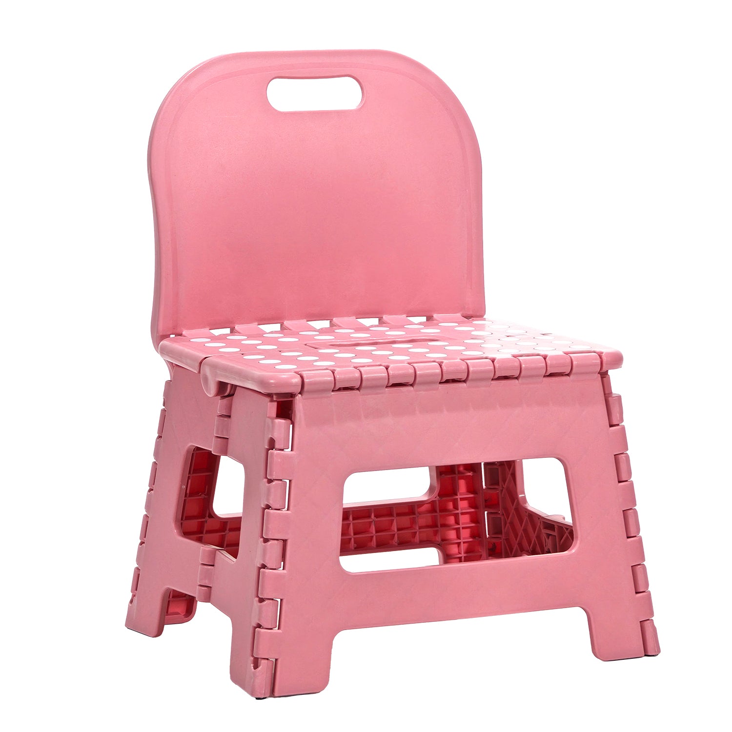 VESTIAMO CASA - Sediolina Pieghevole per Bambini con Schienale Linea Baby Cute - h43x32x25 cm