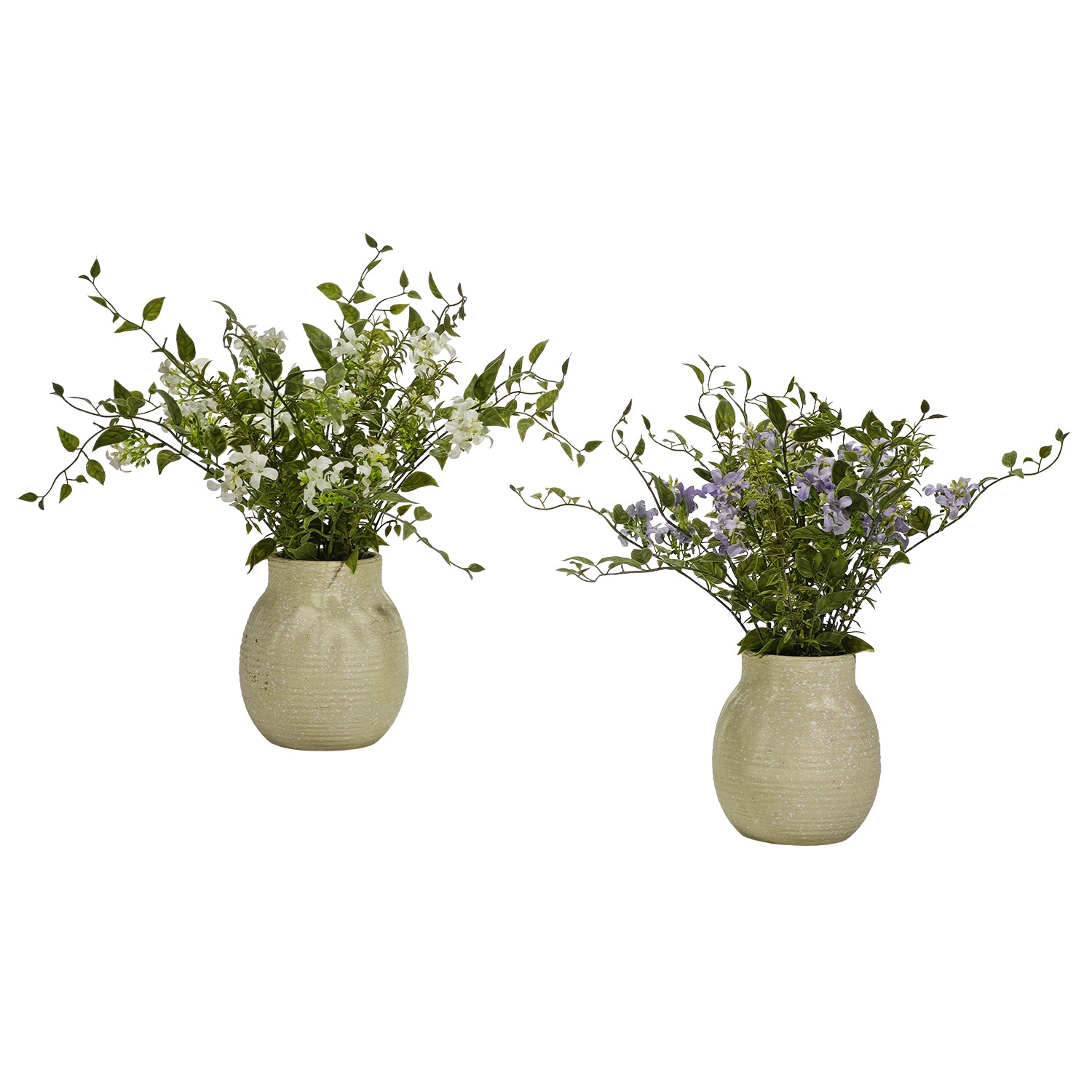 VESTIAMO CASA - Pianta Artificiale Caprifoglio con Vaso - h37 cm diametro 14 cm