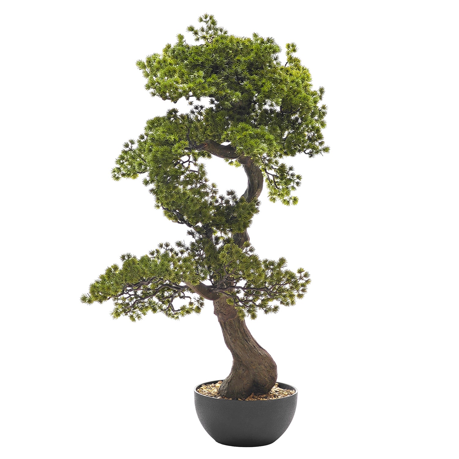 VESTIAMO CASA - Bonsai di Pino Artificiale in vaso - h106 cm diametro 25 cm