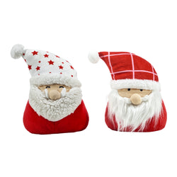 VESTIAMO CASA GRAN NATALE - Fermaporta Babbo Natale h25 cm - Decorazione natalizia