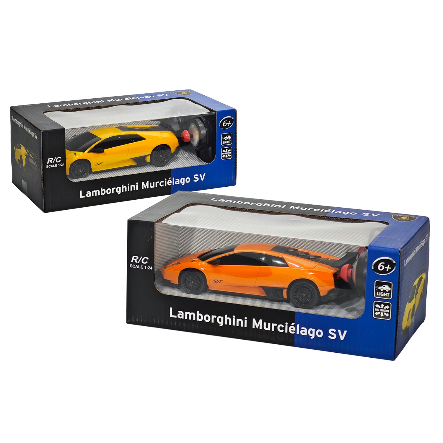 TU GIOCHI - Lamborghini Murciélago SV Auto Radiocomandata 1:24 con Luci 6+ Anni