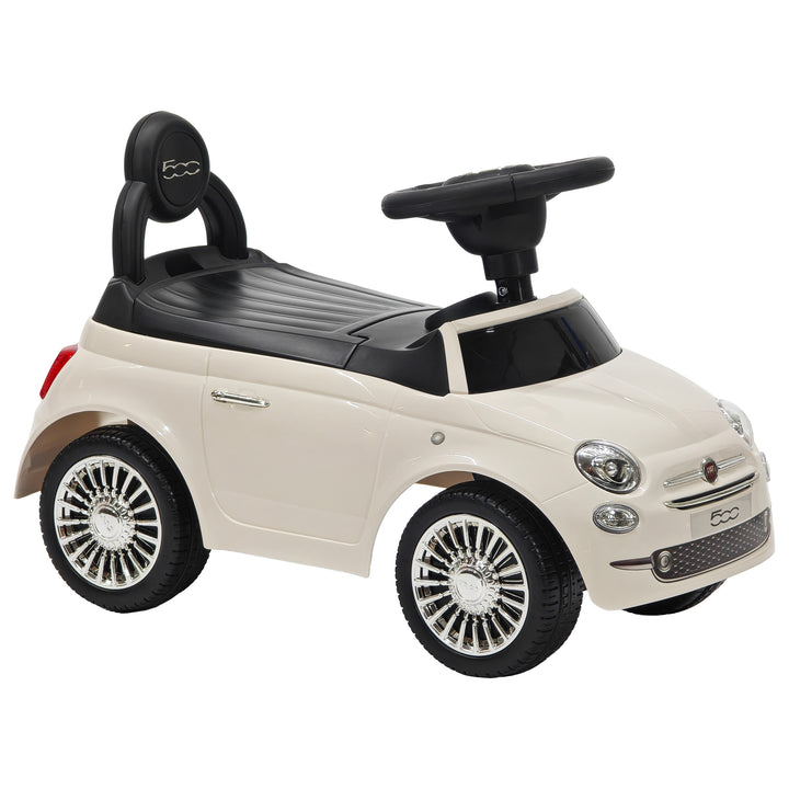 TU GIOCHI - Fiat 500 Cavalcabile Bianca con Musica 12+ Mesi