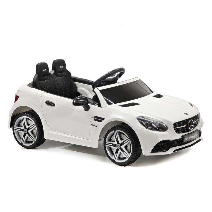 TU GIOCHI - Mercedes-Benz SLC300 Auto Elettrica per Bambini Bianca con Radiocomando 3+ Anni