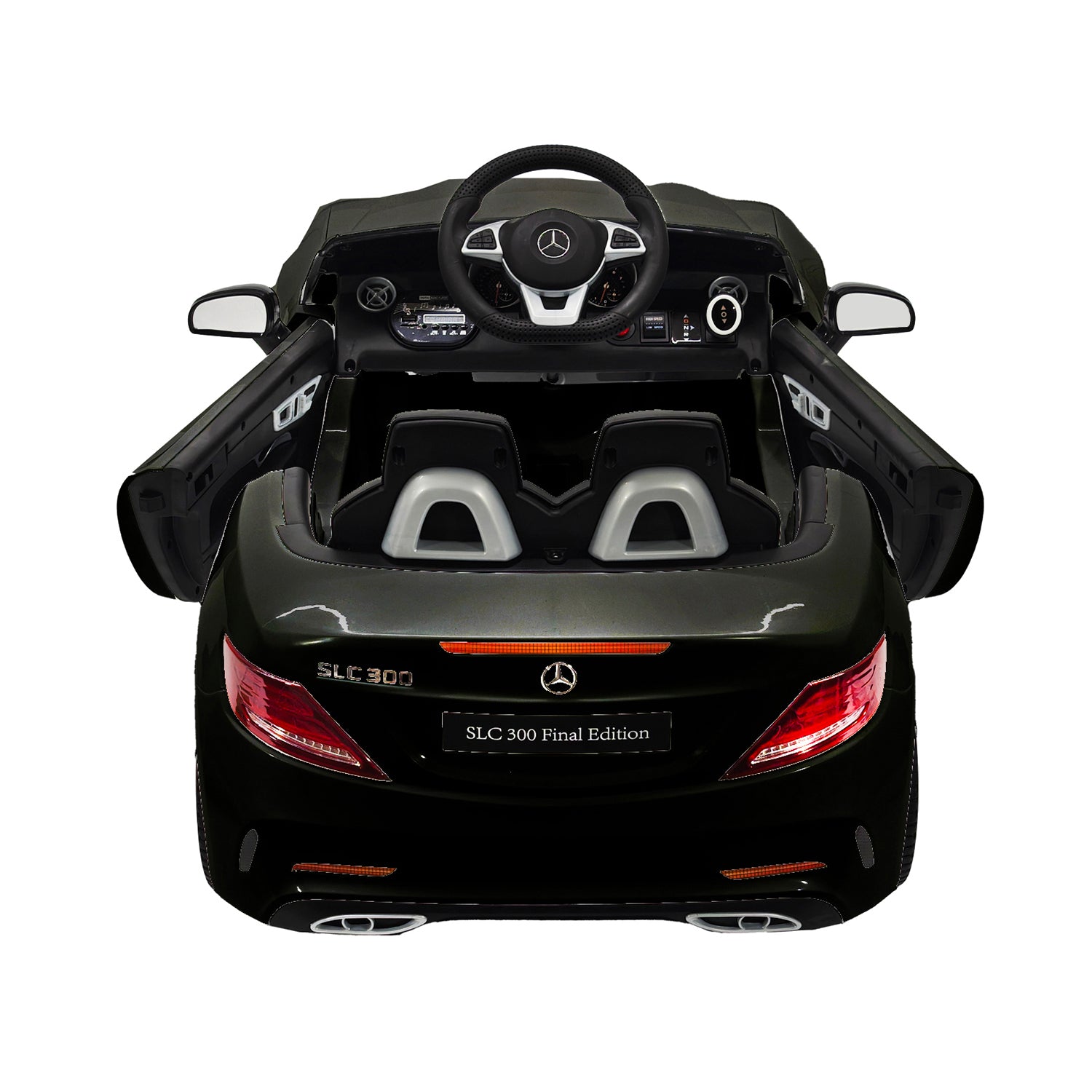 TU GIOCHI - Mercedes-Benz SLC300 Auto Elettrica per Bambini Nera con Radiocomando 3+ Anni