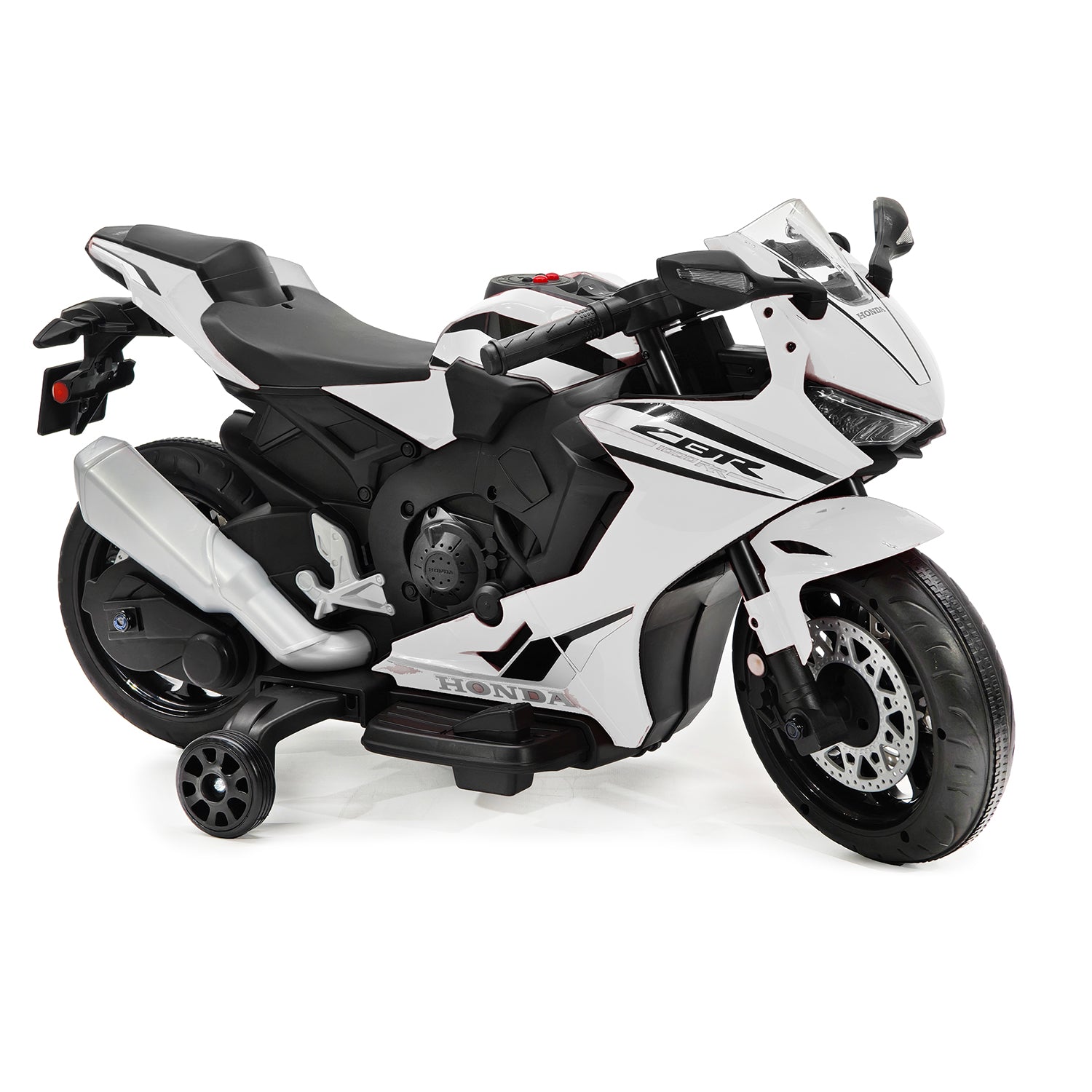 TU GIOCHI - Honda CBR1000RR Moto Elettrica per Bambini Bianca 3+ Anni