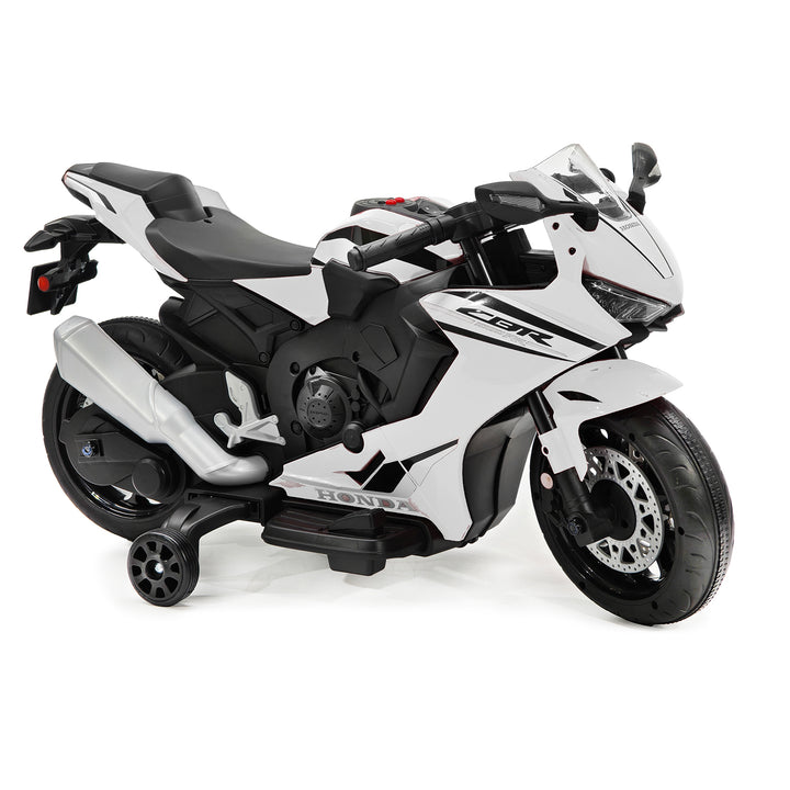 TU GIOCHI - Honda CBR1000RR Moto Elettrica per Bambini Bianca 3+ Anni