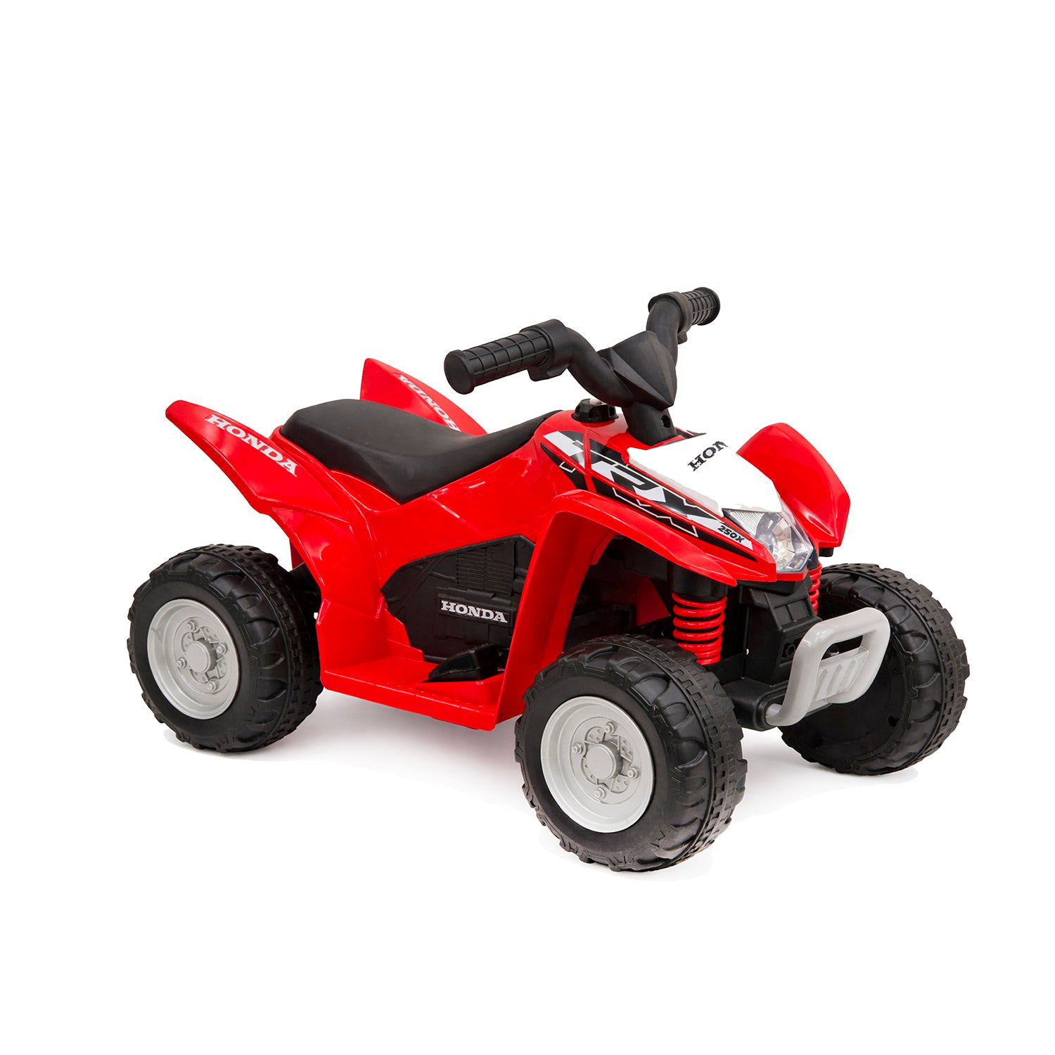TU GIOCHI - Quad Elettrico Cavalcabile Honda TRX 250X Rosso con Suoni e Luce 3+ Anni