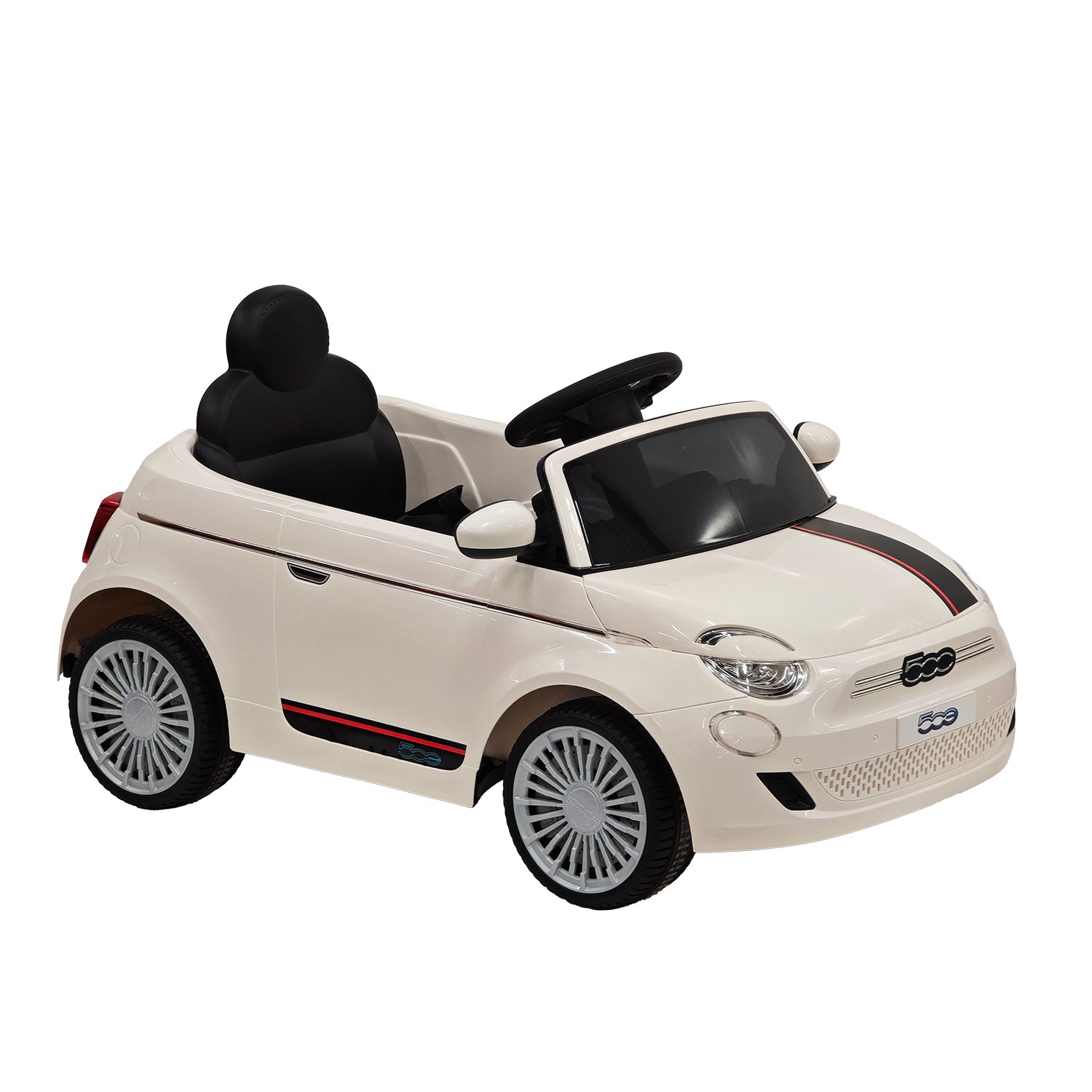 TU GIOCHI - Auto Elettrica Cavalcabile Fiat 500 con Radiocomando 3+ Anni