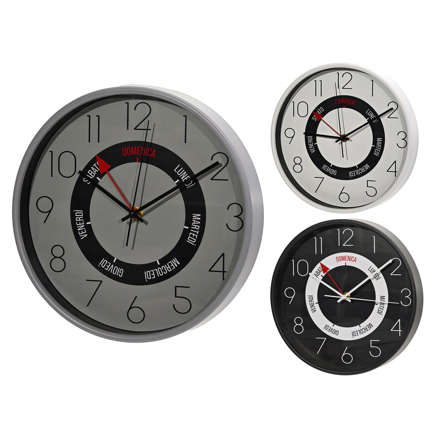 DICTROLUX - Orologio da parete con Giorni diametro 30 cm