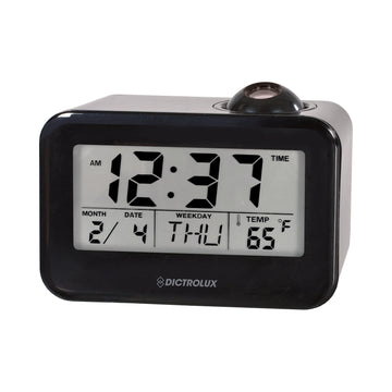 Sveglia Digitale Con Display Ibrido LED/LCD: Funziona A Batterie O Spina, Piccola, Per Viaggio, Camera Da Letto, Parete