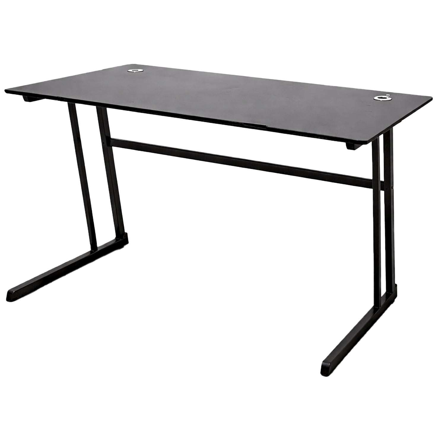 VESTIAMO CASA - Scrivania con Piano MDF e PVC Nero 120x60 cm