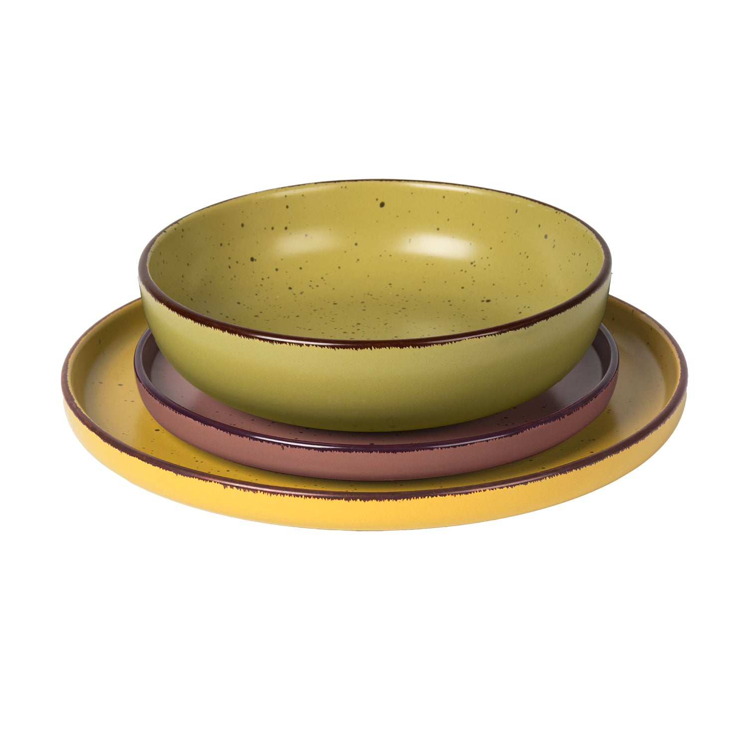 GUSTO CASA - Servizio di piatti in stoneware Morelia 18 pezzi