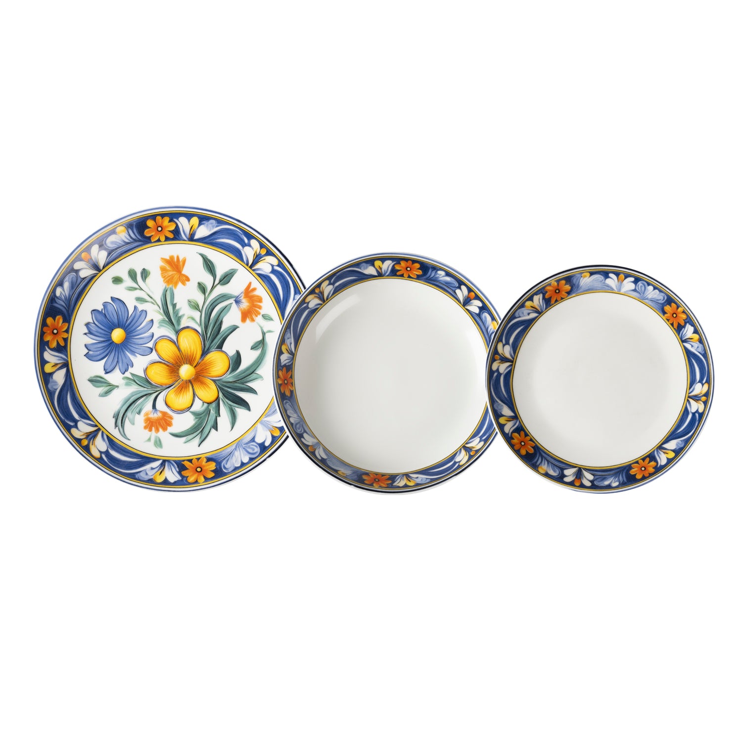 GUSTO CASA - Servizio di piatti in Porcellana Armony 18 pezzi