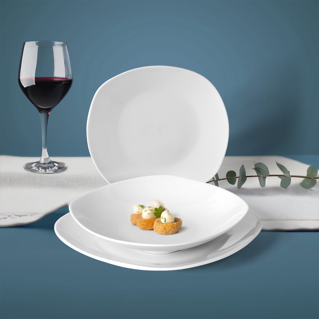 Salsiera In Porcellana Bianca Con Piattino - 550ml, Per Salsa, Sugo, Panna - Design Classico Ed Elegante - Foto 11