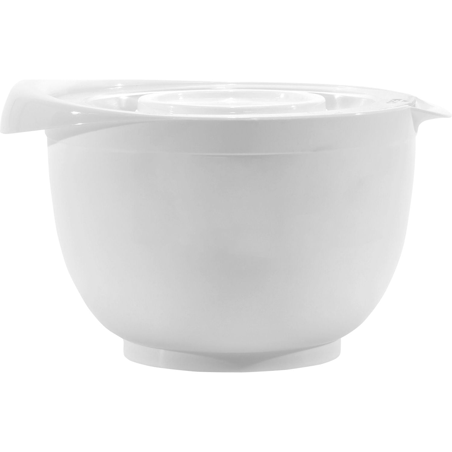 GUSTO CASA - Mescolatore con Coperchio e sistema Paraschizzi 2,6 Litri - h14 cm diametro 25 cm