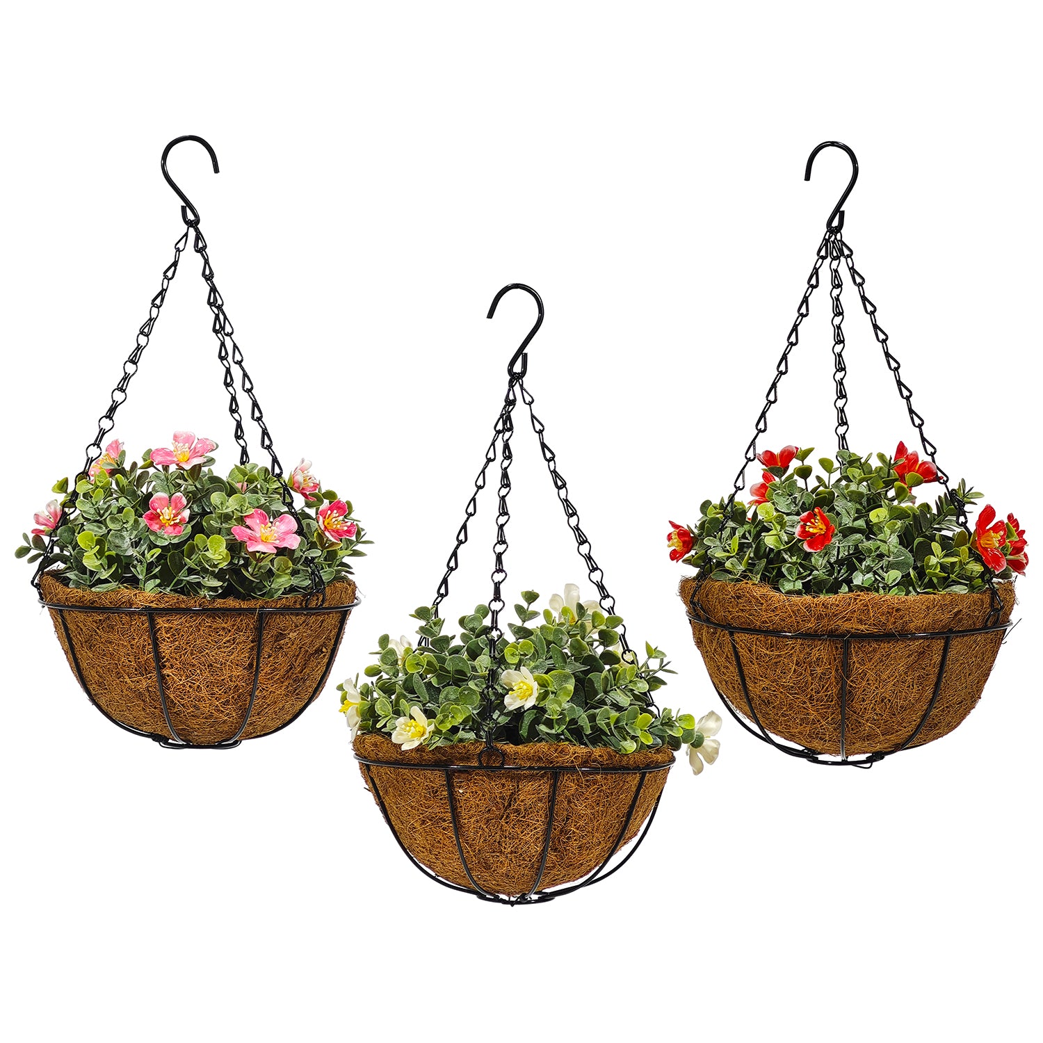 VESTIAMO CASA - Pianta artificiale in vaso sospeso - diametro 20 cm