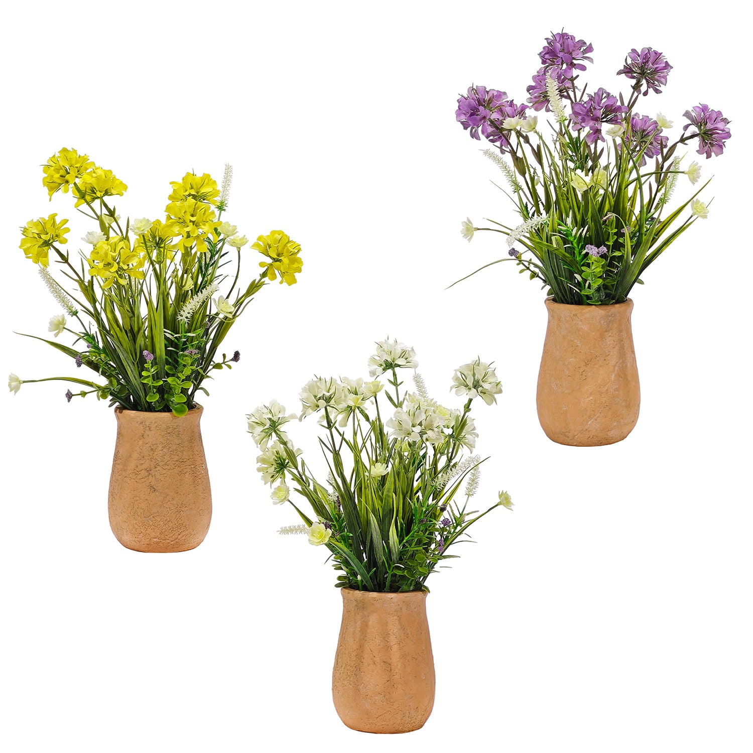 VESTIAMO CASA - Pianta artificiale in vaso - h38 cm diametro 9,5 cm