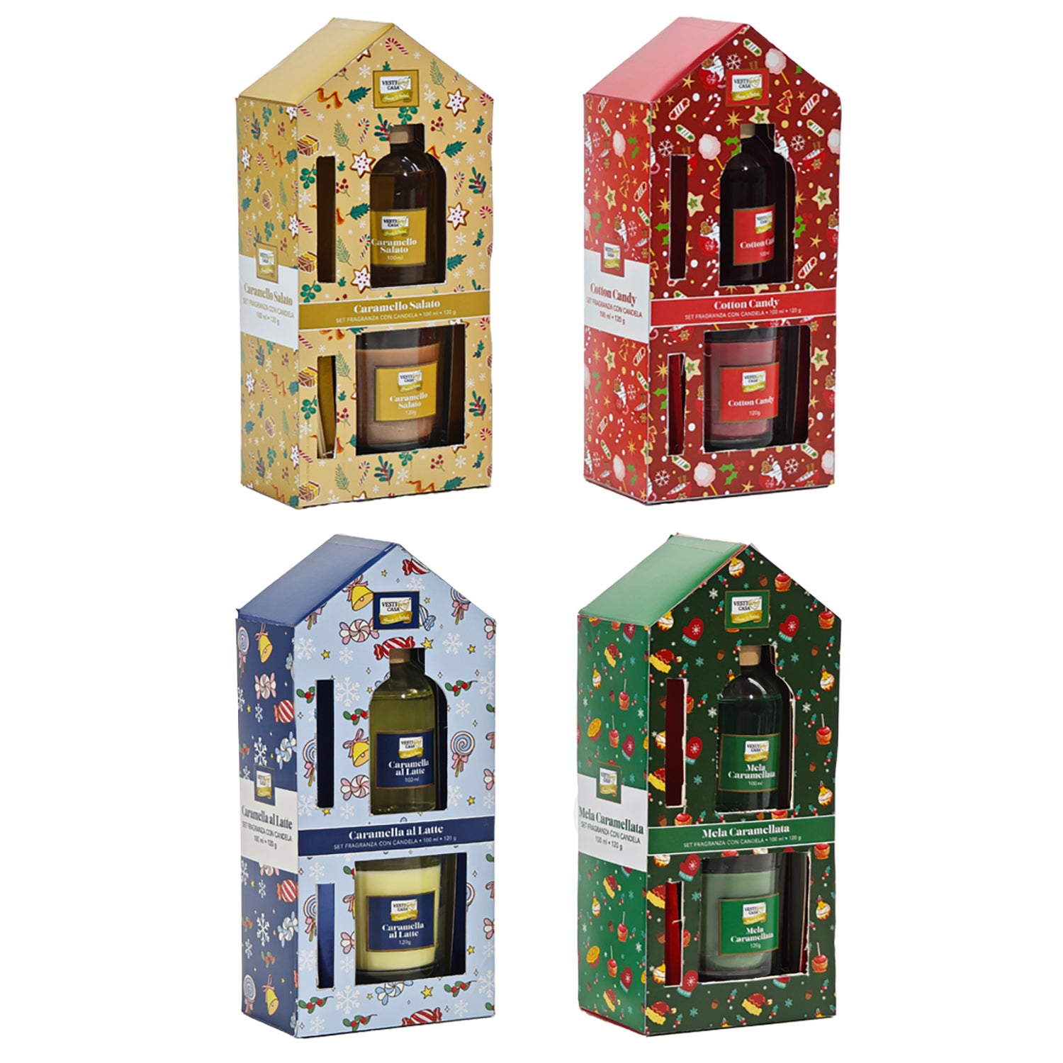 VESTIAMO CASA GRAN NATALE - Set Fragranza e Candela Natalizia