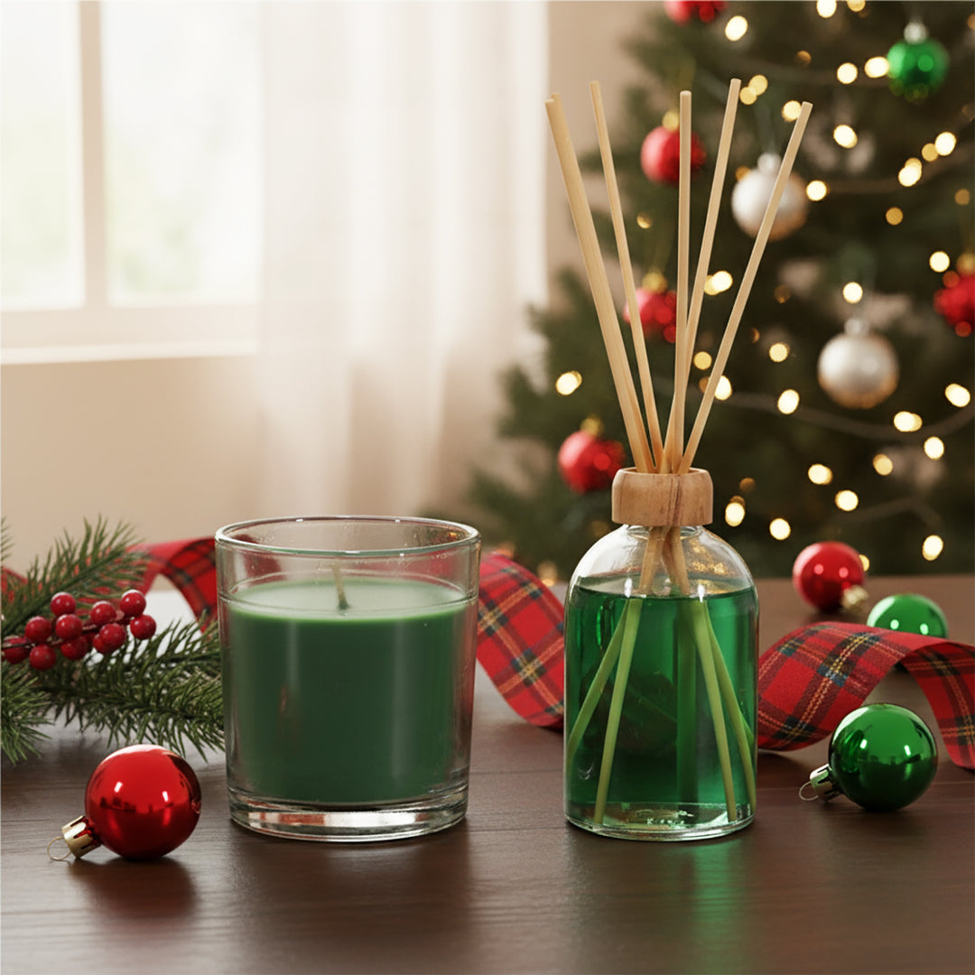 Set Di Candele Natalizie Ad Albero Con Portacandele In Metallo – 2 Pezzi, Regalo Festivo - 5