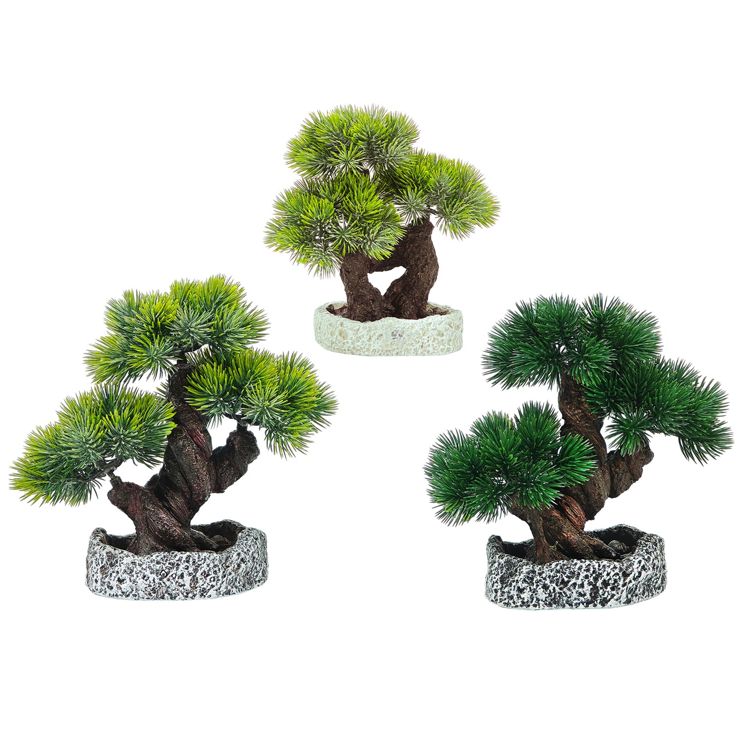 VESTIAMO CASA - Pianta artificiale Bonsai in vaso - h20x12x9,5 cm