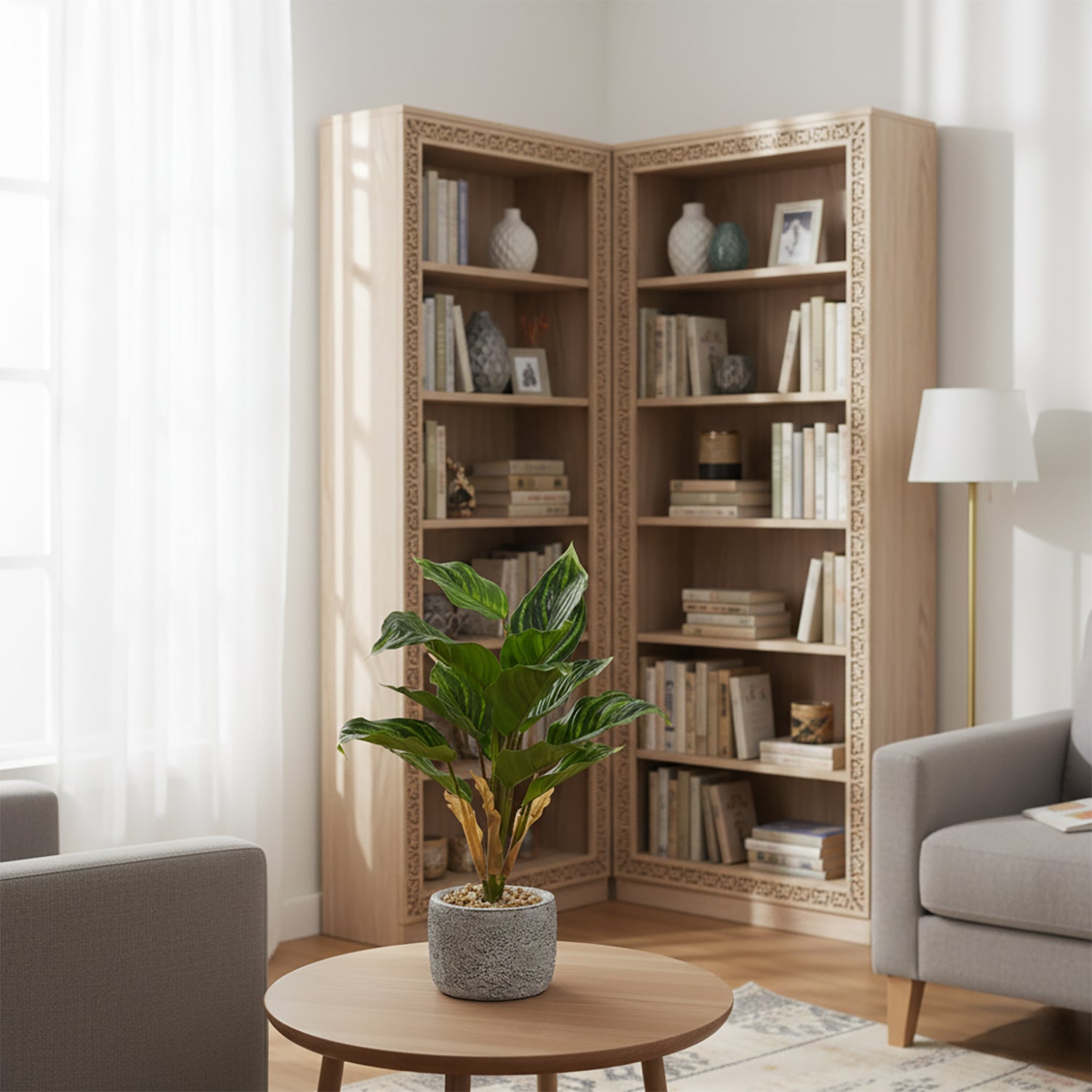 VESTIAMO CASA - Pianta artificiale Dieffenbachia in vaso - h32 cm diametro 11 cm