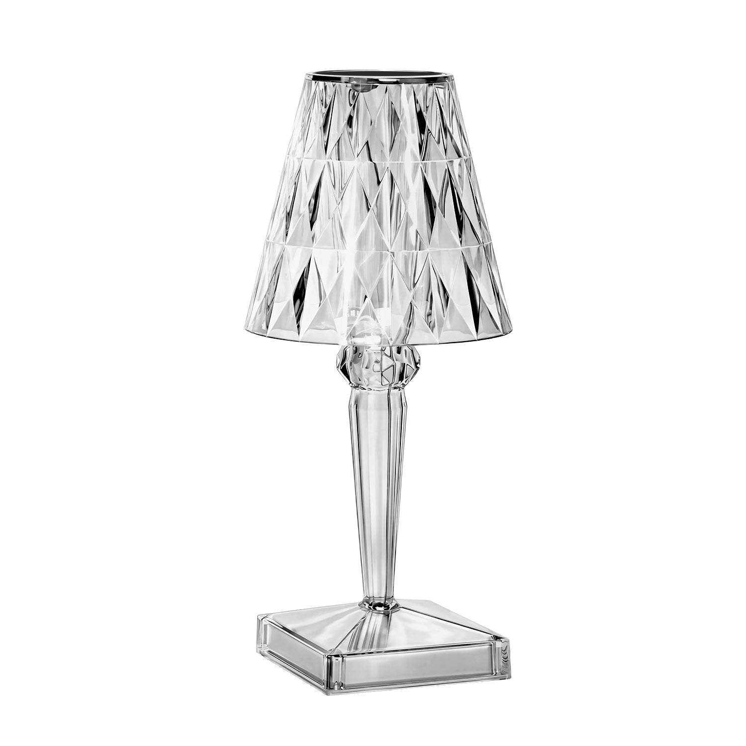 DICTROLUX - Lampada Touch Ricaricabile Elysia LED Trasparente 1 Watt