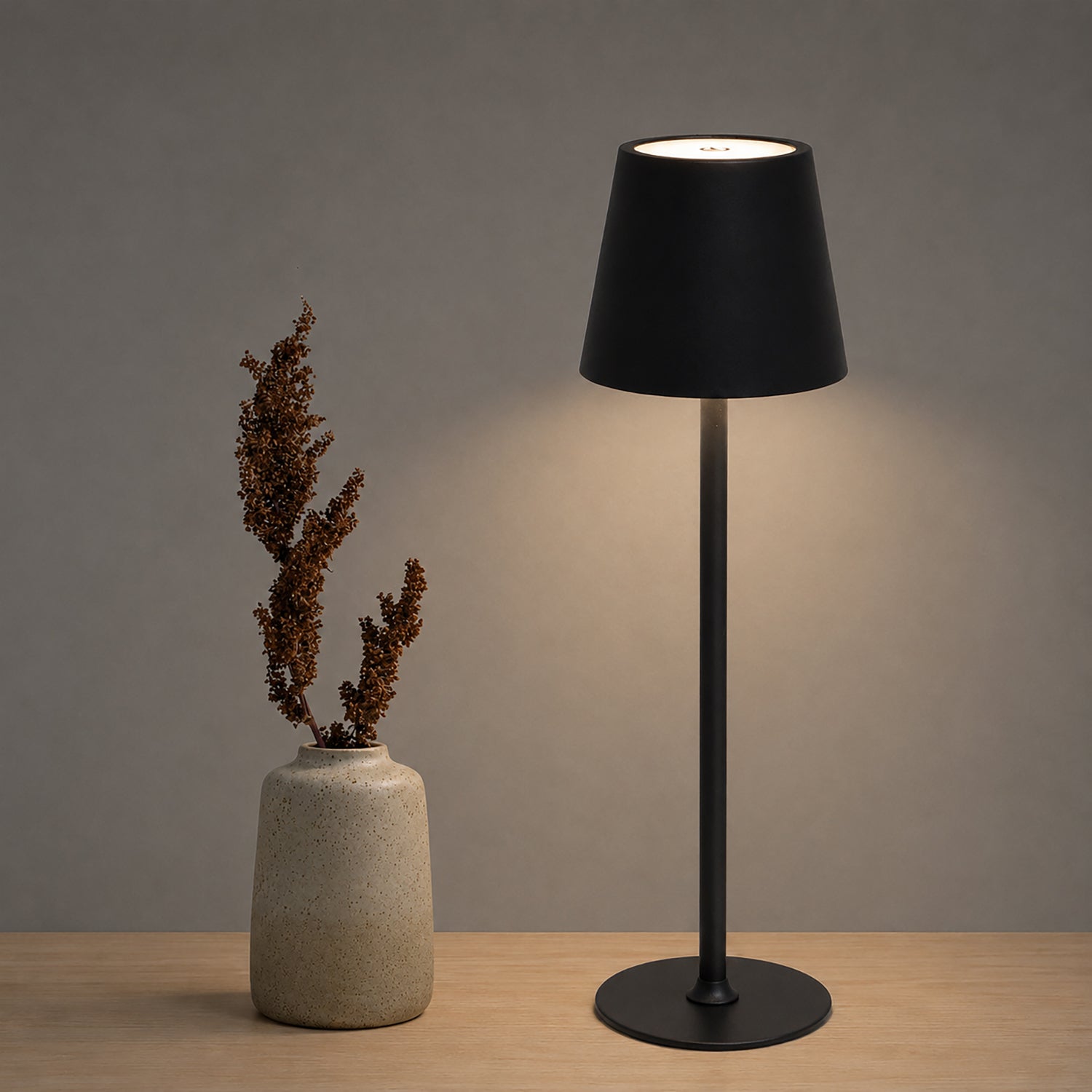 DICTROLUX - Lampada da Tavolo LED Penelope Touch White Dimmerabile Cordless USB