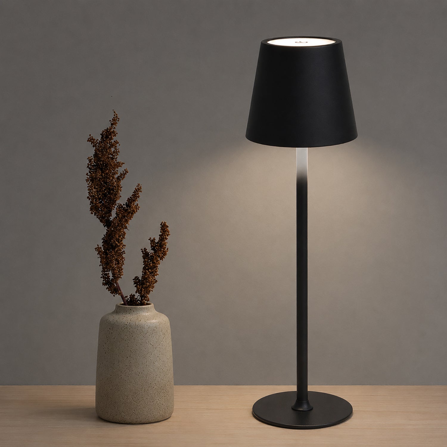 DICTROLUX - Lampada da Tavolo LED Penelope Touch White Dimmerabile Cordless USB
