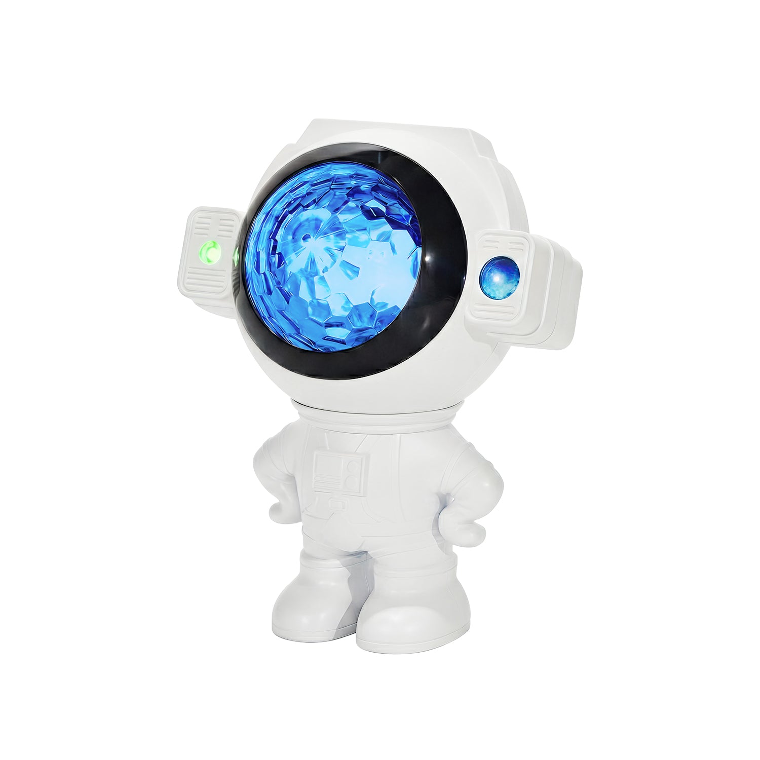 DICTROLUX - Proiettore Astronauta LED con 5 Effetti Luminosi e Telecomando h18 cm