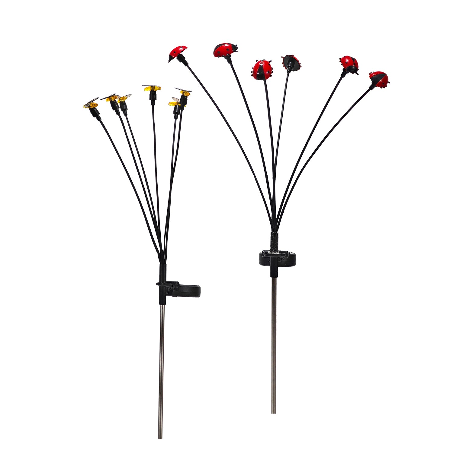 DICTROLUX - Lampada Solare Led Effetto Soffione h71 cm