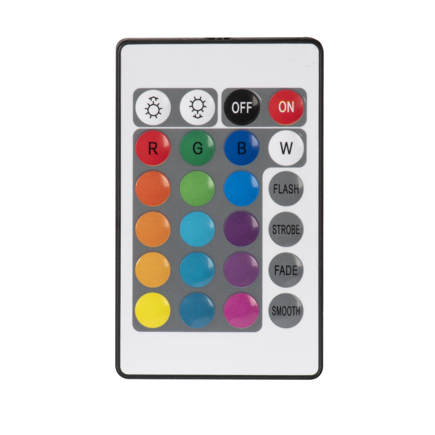 DICTROLUX - Lampada Solare Led Multicolor da esterno con telecomando MooNy 20x20 cm