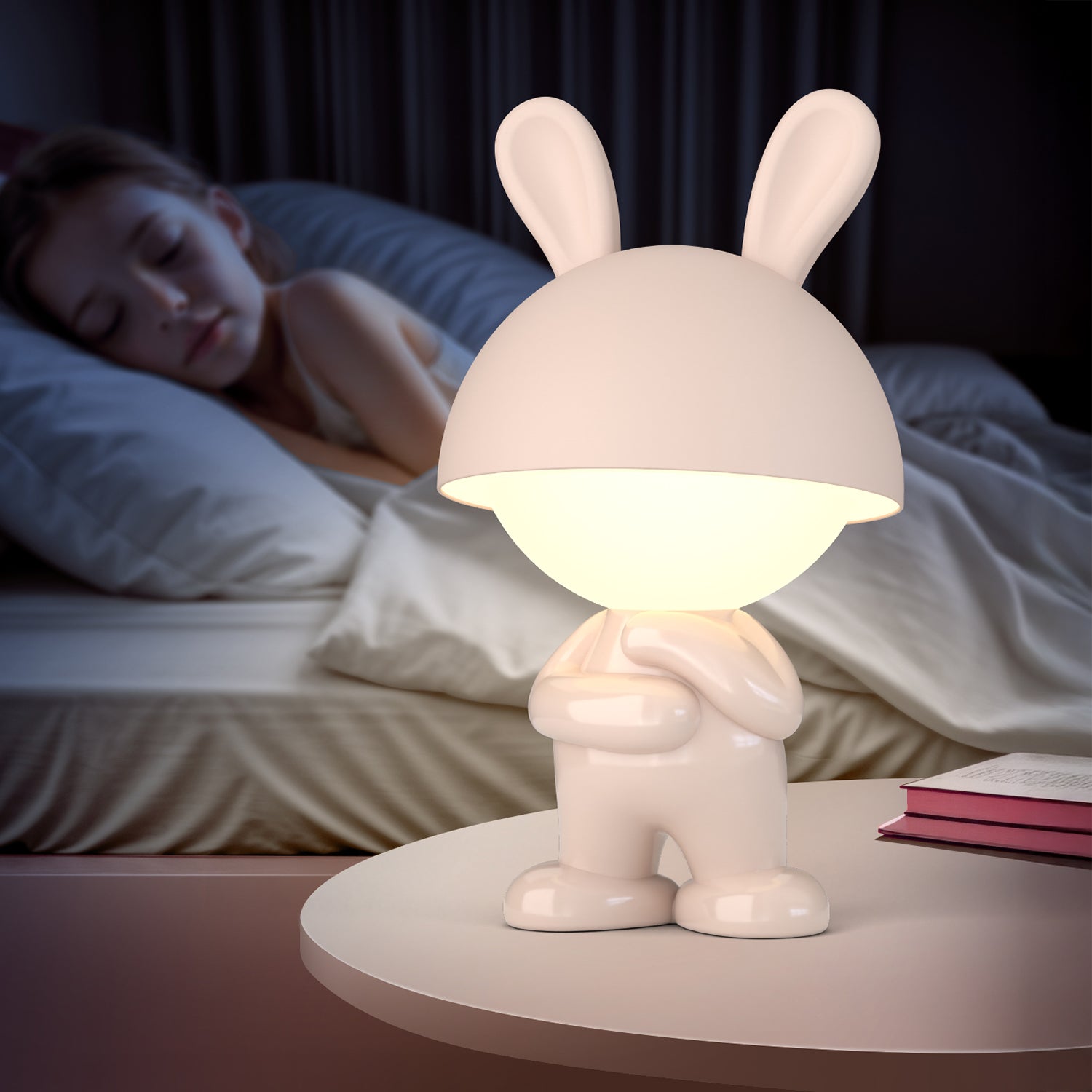 DICTROLUX - Lampada a Led Touch Dimmerabile Ricaricabile Light Pets h21,6 cm