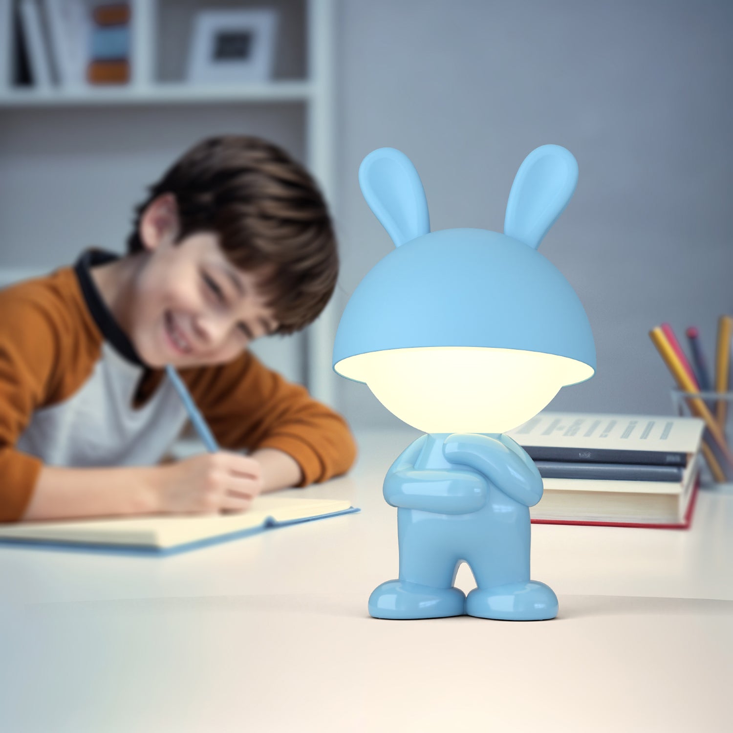 DICTROLUX - Lampada a Led Touch Dimmerabile Ricaricabile Light Pets h21,6 cm