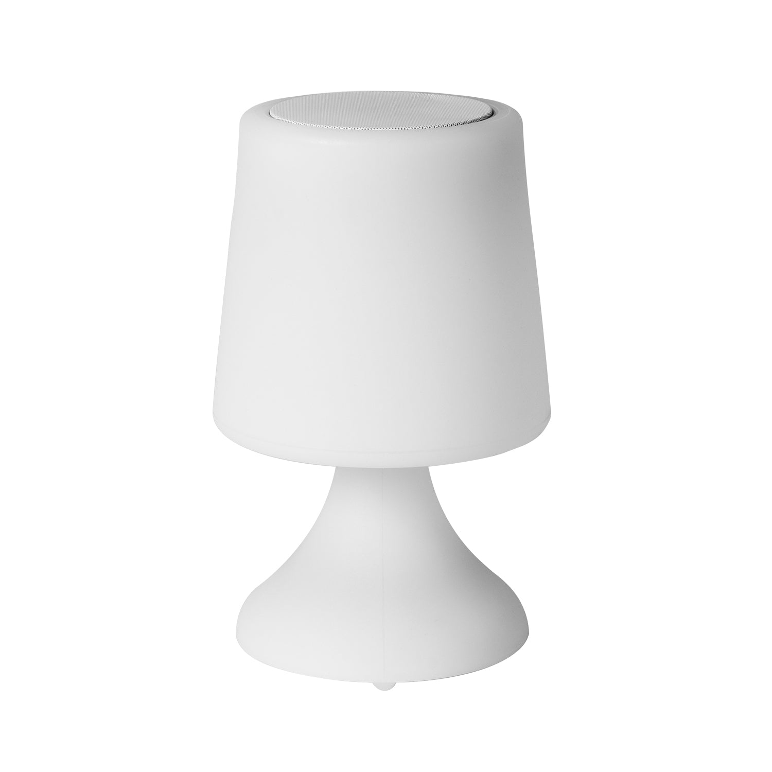 DICTROLUX - Lampada LED Ricaricabile Multicolor con Speaker Bluetooth MooNy h26 cm