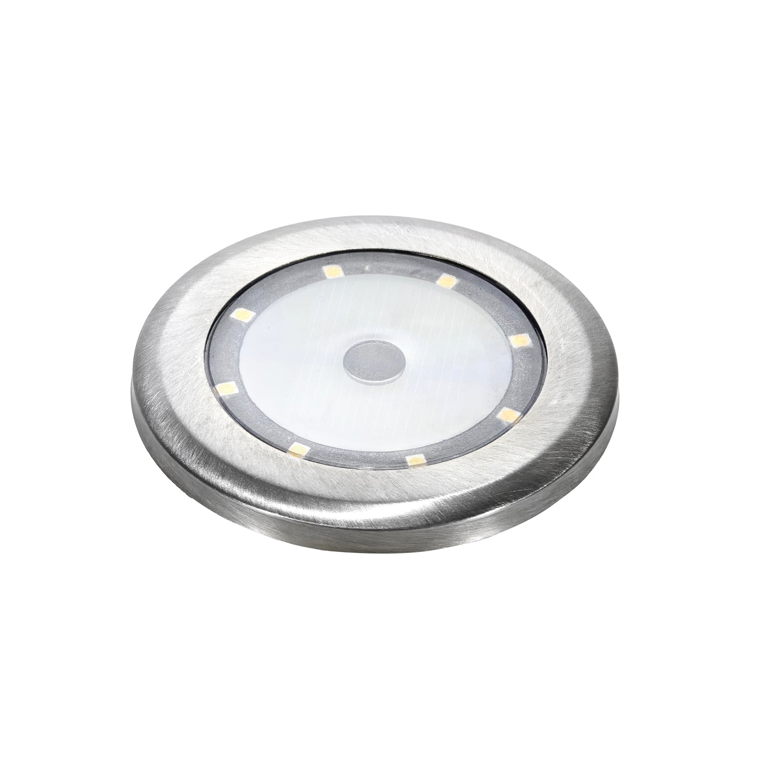 DICTROLUX - Lampada Solare LED da giardino Luce Calda diametro 6,5 cm