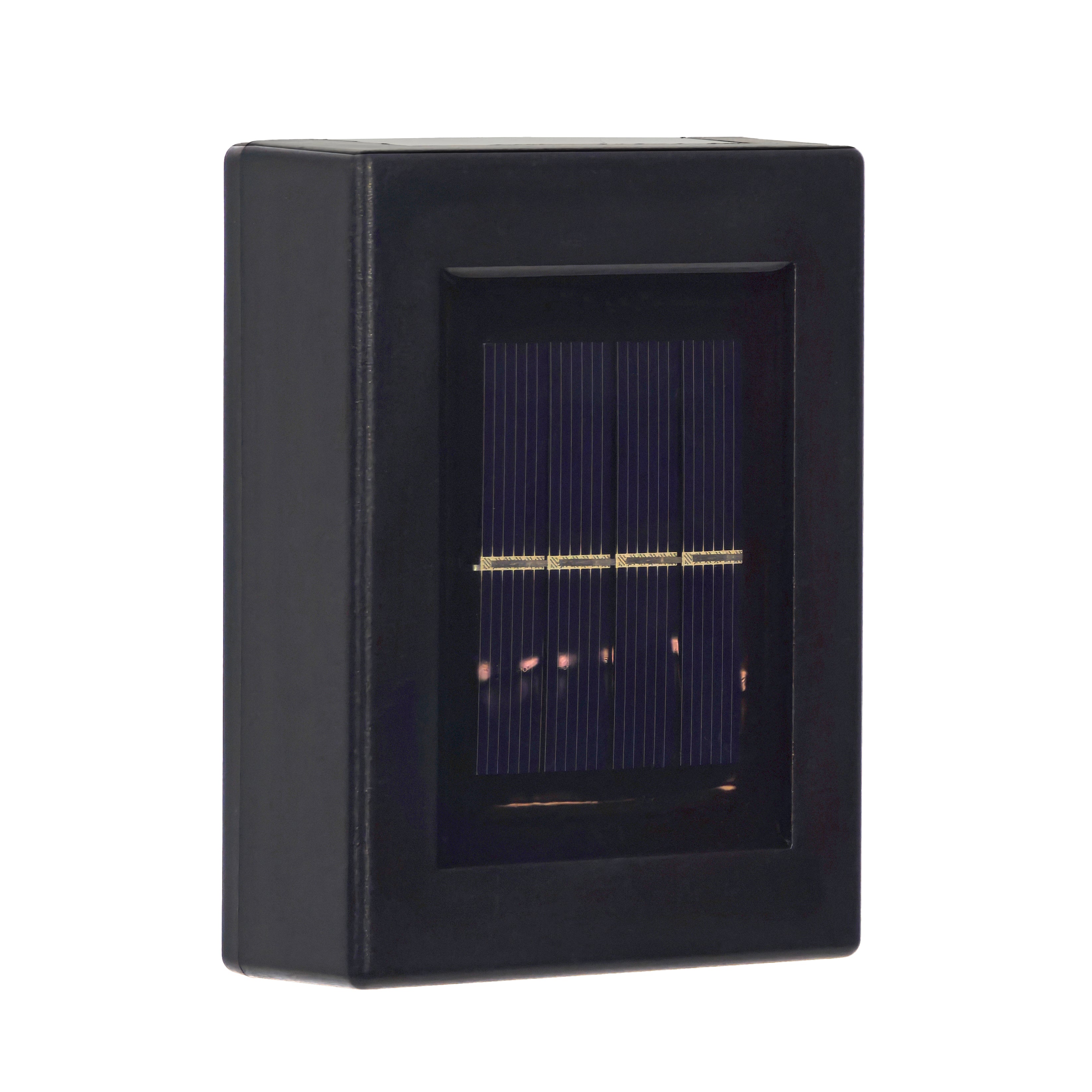 DICTROLUX - Lampada Solare LED da Parete Luce Calda h10 cm