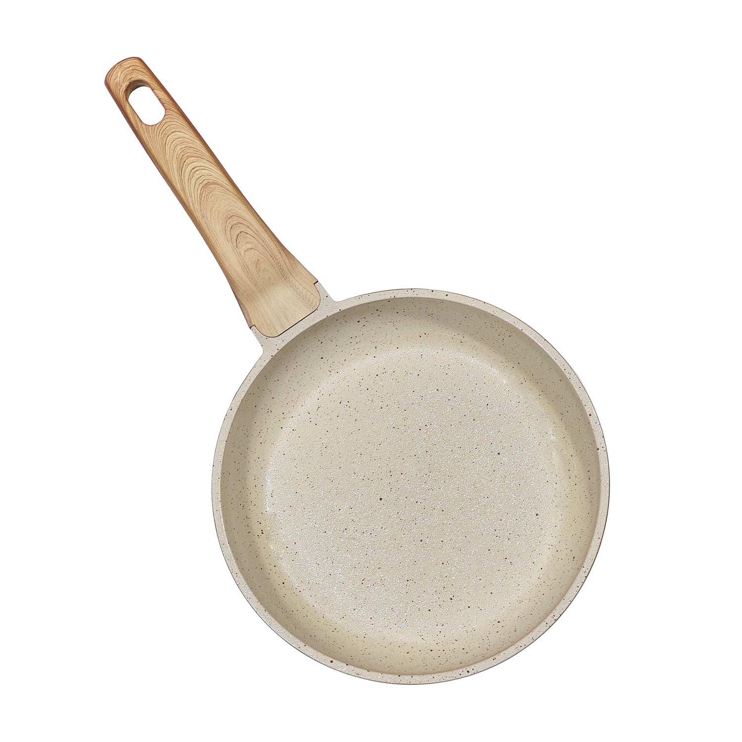 GUSTO CASA - Padella Antiaderente in alluminio pressato Crazy Wood diametro 20 cm