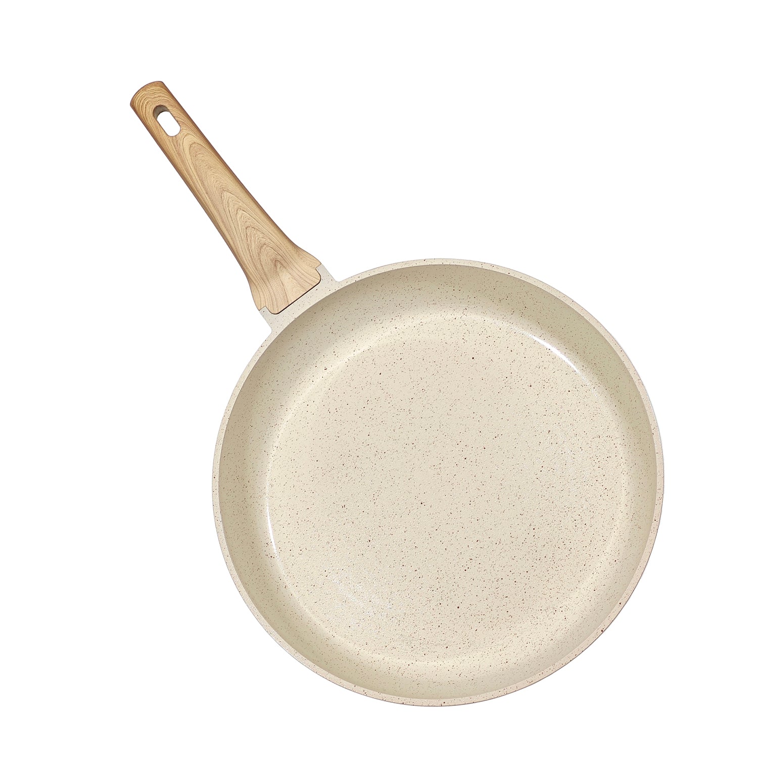 GUSTO CASA - Padella Antiaderente in alluminio pressato Crazy Wood diametro 30 cm