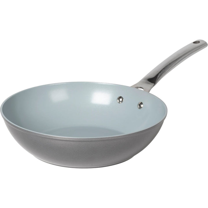 GUSTO CASA - Padella Wok in alluminio forgiato Linea Keramì diametro 28 cm