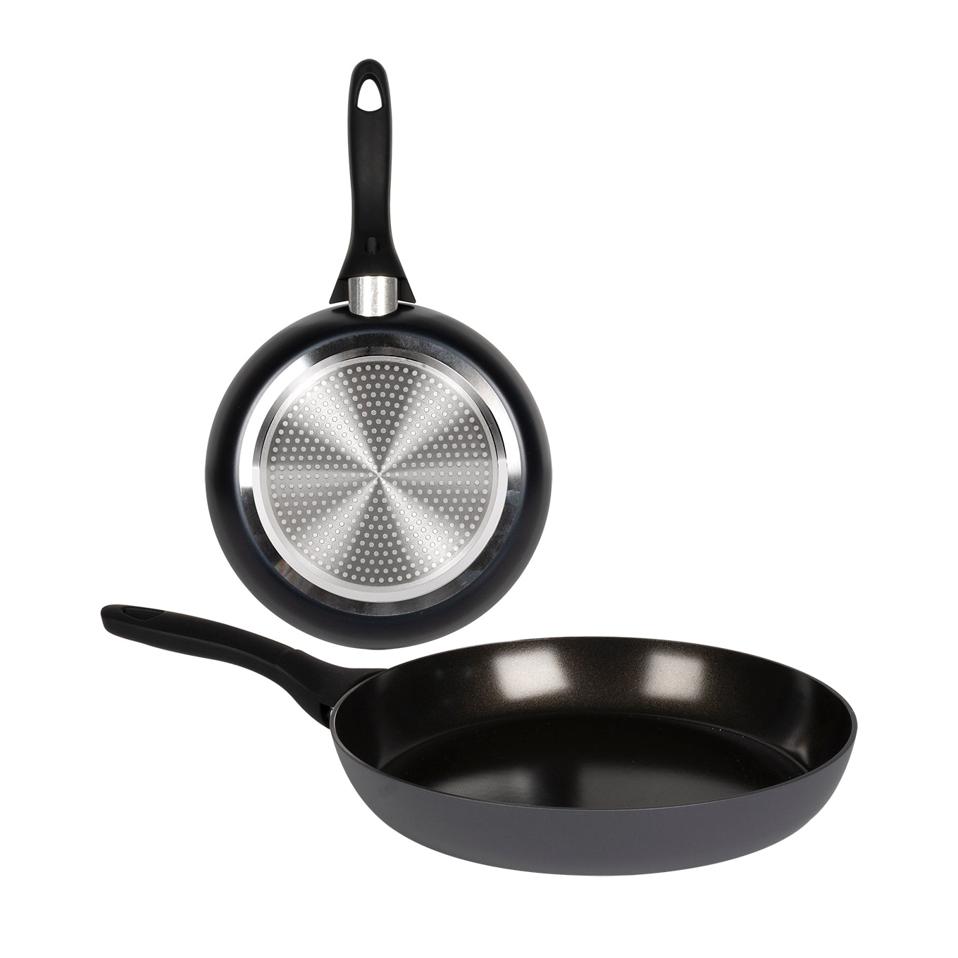 GUSTO CASA - Set 2 Padelle Antiaderenti Avoria diametro 24/28 cm