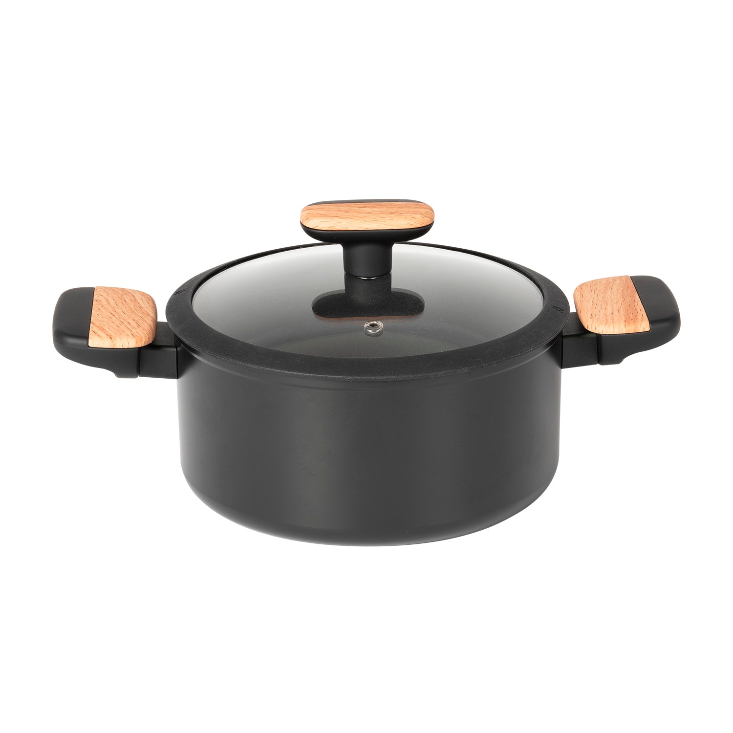 GUSTO CASA - Casseruola in alluminio forgiato con coperchio Linea Japan diametro 20 cm