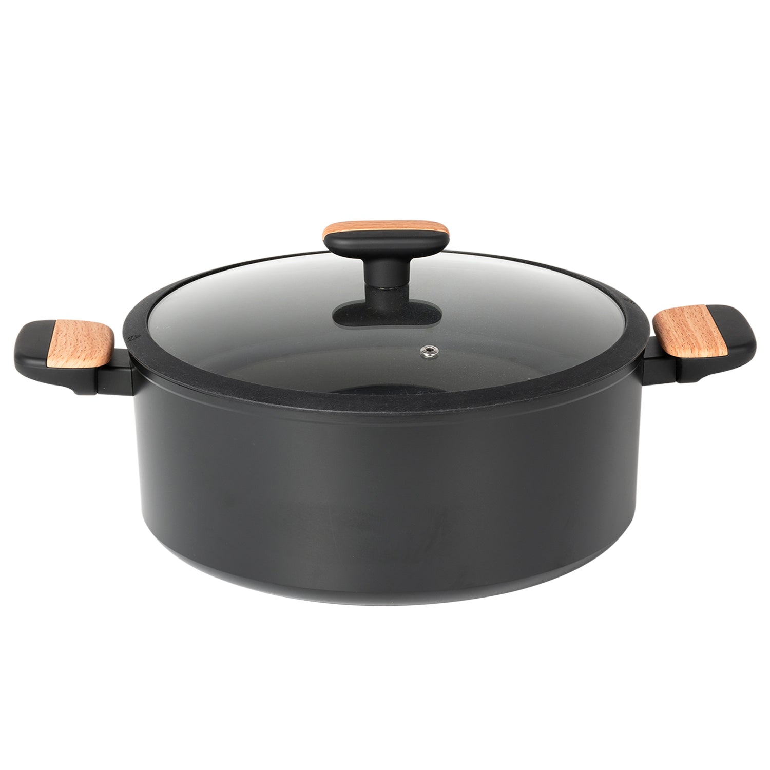 GUSTO CASA - Casseruola in alluminio forgiato con coperchio Linea Japan diametro 28 cm