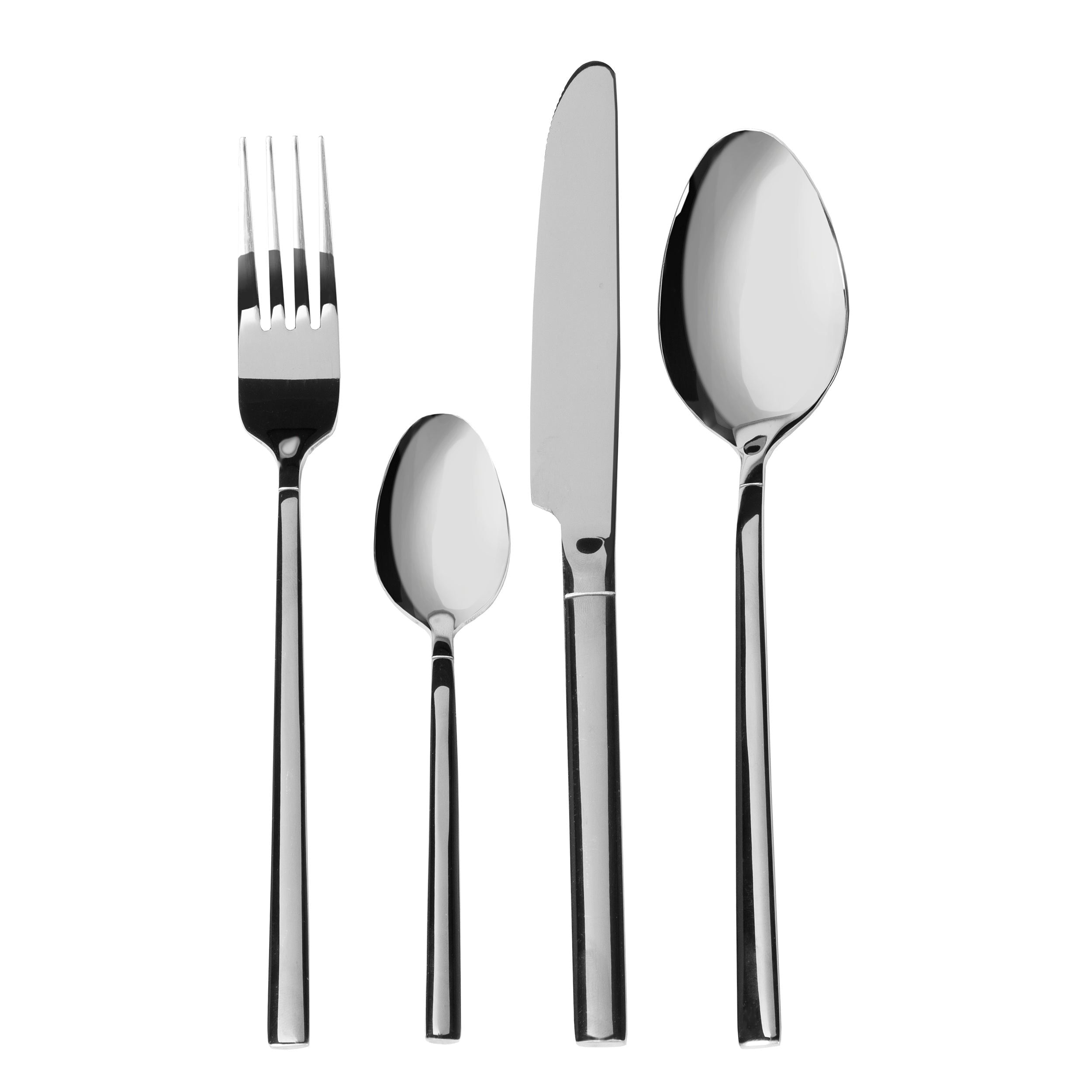 GUSTO CASA - Servizio posate in acciaio inox 24 pezzi Linea Zarak