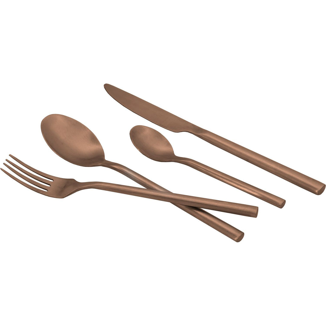 Set Posate 40 Pezzi In Acciaio Inox Opaco – Per 8 Persone, Finitura Satinata, Lavabile In Lavastoviglie