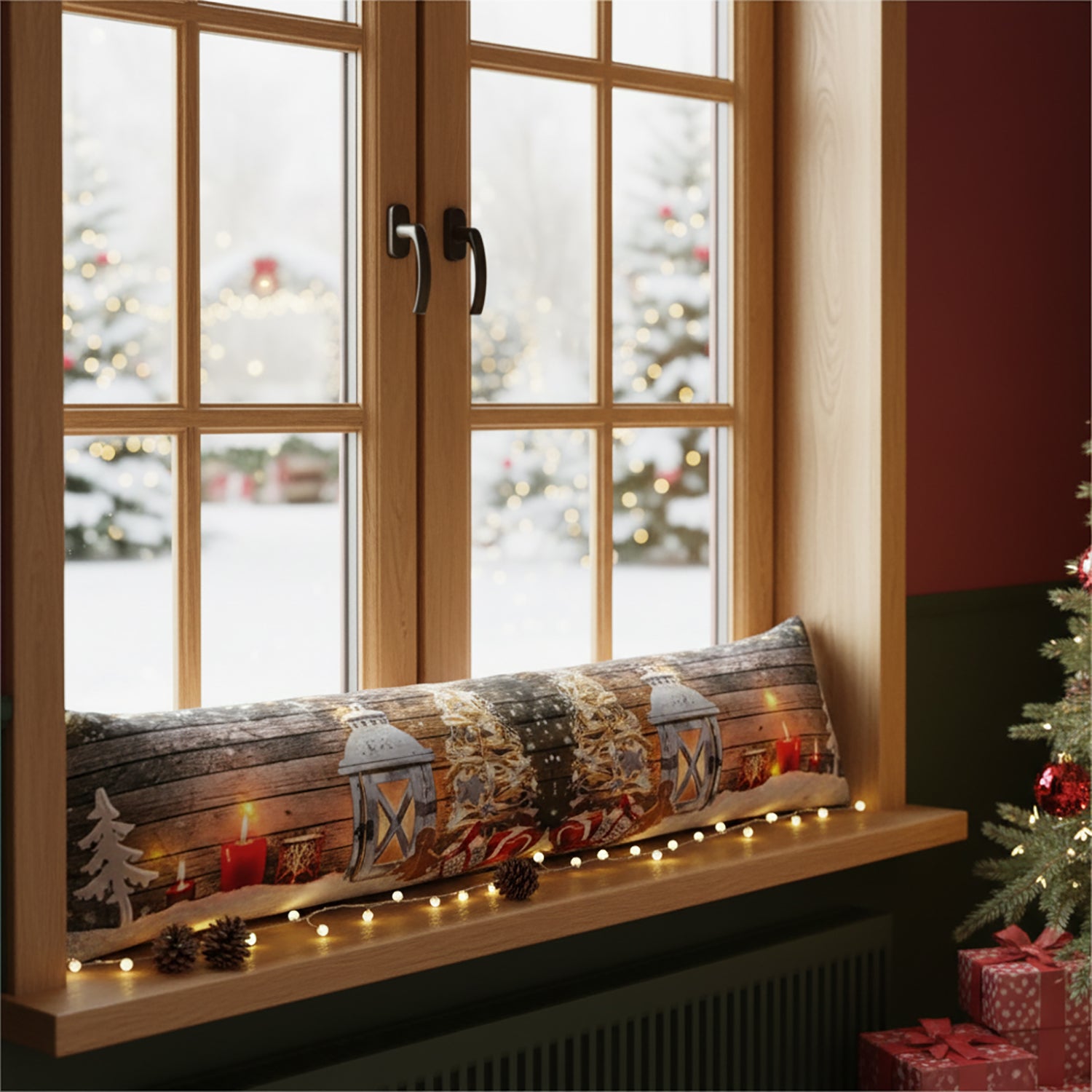 VESTIAMO CASA GRAN NATALE - Paraspifferi Luminoso Natalizio 100x20 cm