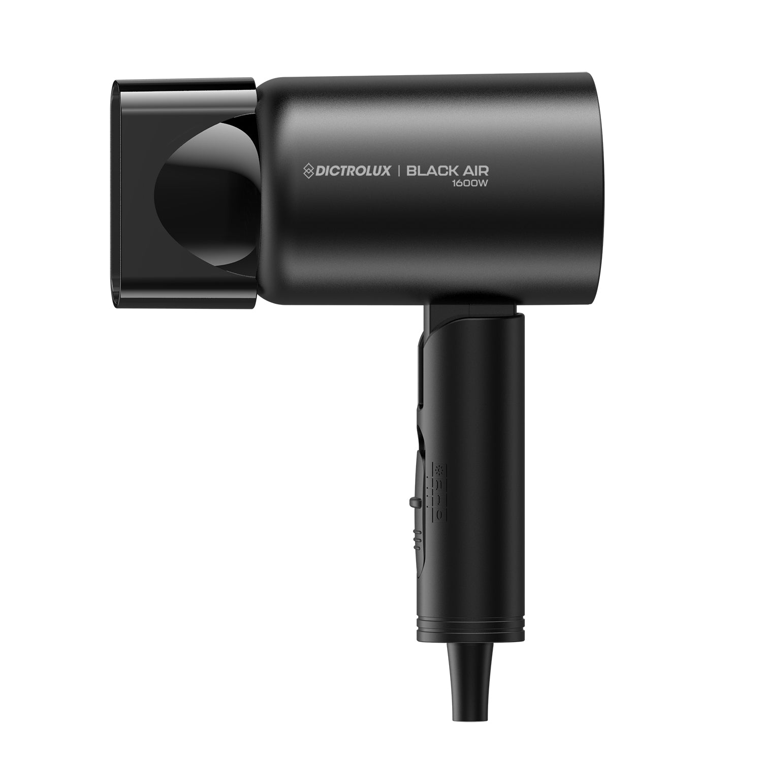 DICTROLUX - Phon Asciugacapelli da viaggio Pieghevole Black Air 2100 Watt